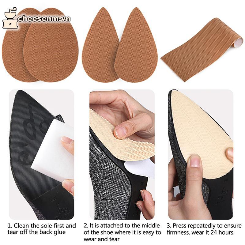 Cheenm Đế lót chống trượt, giảm ồn, chống mài mòn cho giày cao gót, unisex VN