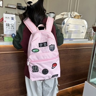 Schoolbag Phong Cách Mới Phổ Biến Chụp Đường Phố Trường Trung Học Đại Học Ba Lô Nữ Thời Trang Thường Ngày Ba Lô Du Lịch Nam