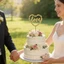 2 / 4 Vàng Lấp Lánh Trái Tim Tình Yêu Bánh Topper Cho Tiệc Cưới Máy Nướng Trang Trí Bánh