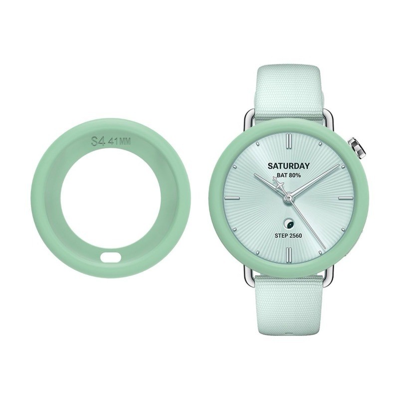 Đồng Hồ Silicon Dành Cho Xiaomi WatchS4 Đồng Hồ Bảo Vệ Mềm Ốp Lưng Khung Dành Cho Xiaomi Watch S4 41 Mm Rỗng Không Có Vỏ Bảo Vệ Màn Hình