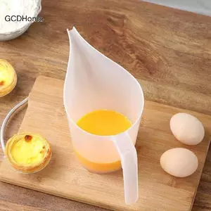 GCDHome 1000ml Đầu Nhựa Miệng Nướng Bánh Sharp Vòi Phễu Cốc Đo Cân Bình Đổ Vòi Dụng Cụ Nấu Ăn HOT