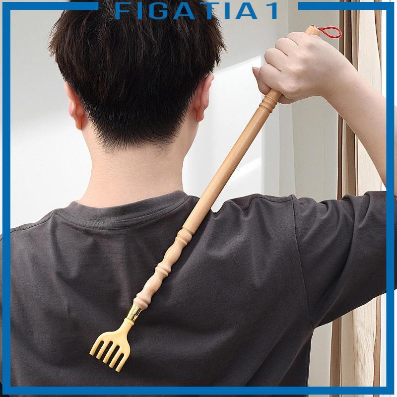Dụng cụ gãi lưng dài bằng gỗ, lấy đạt, massage di động