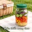 Hộp đựng salad chống rò rỉ phân lớp độc lập miệng rộng di động giữ giòn rau củ dã ngoại ăn sáng