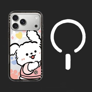 Phong Cách Mới Cặp Đôi Dòng Chó Acrylic Ốp Lưng Điện Thoại iPhone 17 Pro Max 17 Air 16 Plus 15 14 13 12 Vỏ Bảo Vệ Chống Sốc