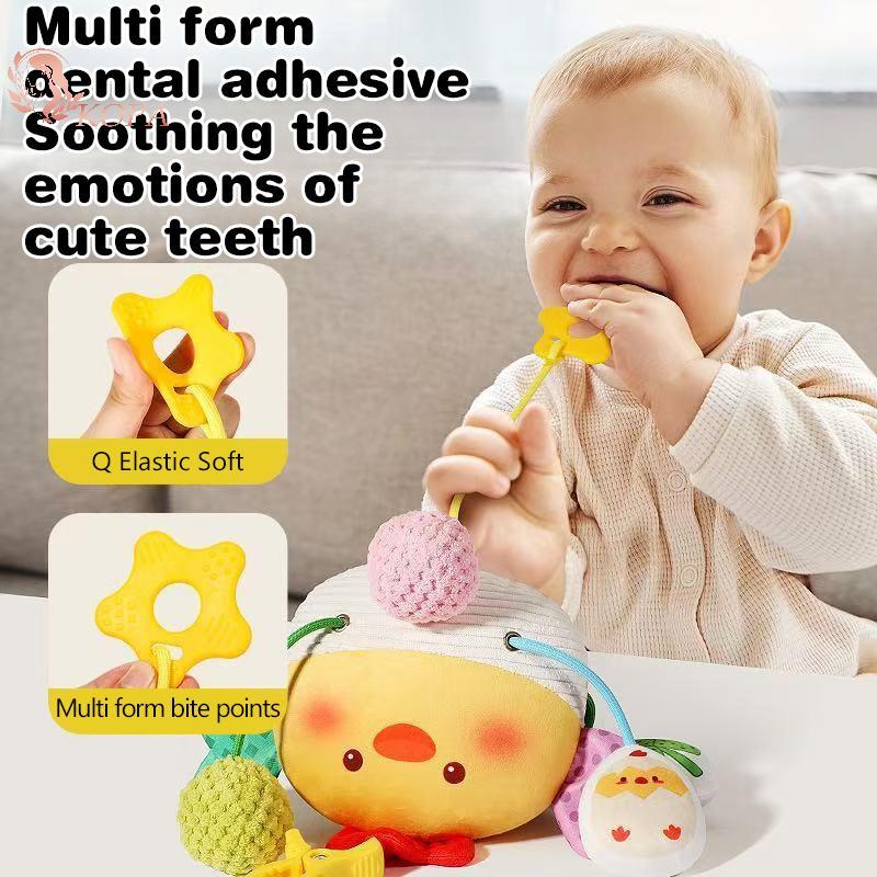 Đồ chơi dây kéo động vật KOPA Montessori - Đồ chơi lục lạc & cổ vũ cho trẻ sơ sinh cho giường ngủ VN