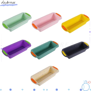 Khuôn bánh mì nướng DAYBRAKE, Chảo bánh mì nướng hình chữ nhật dễ phát hành, Khay đựng bánh silicon chống dính chuyên nghiệp Bánh mì nướng bánh mì