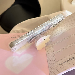 [Sheren] Ốp Điện Thoại Ngôi Sao Hồng Xám Thích Hợp Cho i17 16 15 14 13 12 11 pro max Vỏ Bảo Vệ Chống Sốc
