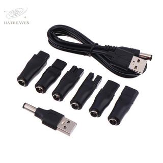 [hatheaven] 1 / 6 / 7 / 8 Dây nguồn thay thế Bộ sạc USB 5V Thích hợp cho mọi loại Tông đơ cắt tóc bằng điện Máy cạo râu Đẹp