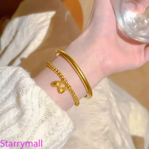 Mới Bestie Tình Bạn Vòng Tay Sen Phong Cách Cổ Xưa Niềm Vui Hai Cuộc Sống Đàn Hồi Đính Hạt Dây Xích Tay