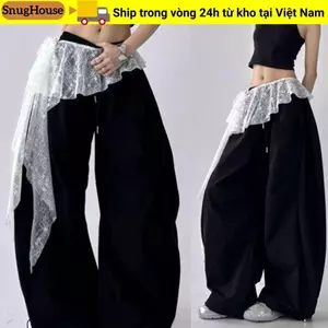 Váy Mini Ren Thêu Hoa SNUGHOUSE, Thiết Kế Buộc Dây Cao với Lớp Voan Phối Hợp