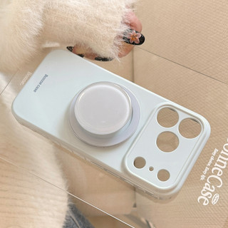 [Sheren] Ốp điện thoại màu trơn Haze Blue Thích hợp cho i17 16 15 14 13 12 11 pro max Vỏ bảo vệ chống sốc