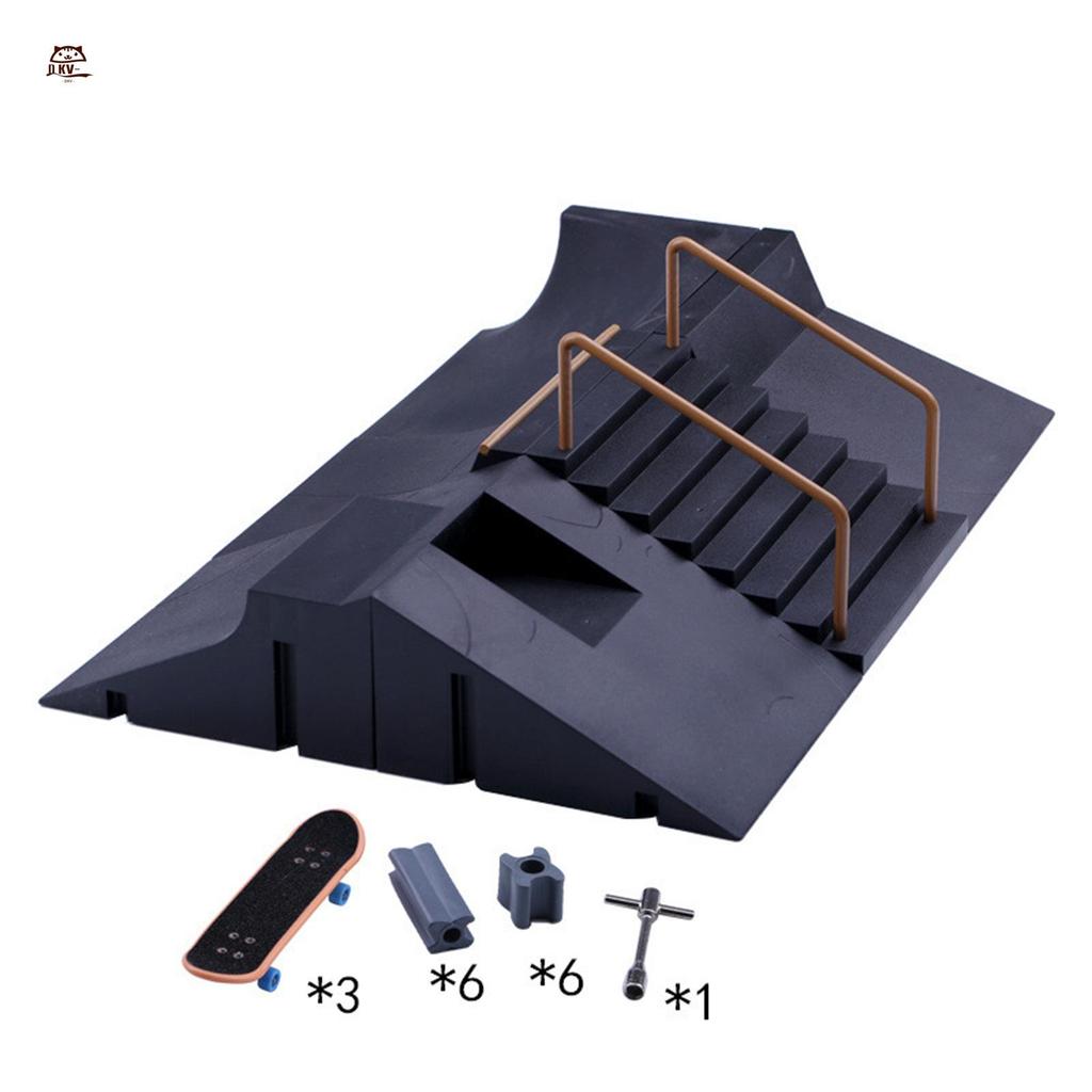 Bộ ván trượt mô hình ngón tay, ramp công viên dành cho trẻ em