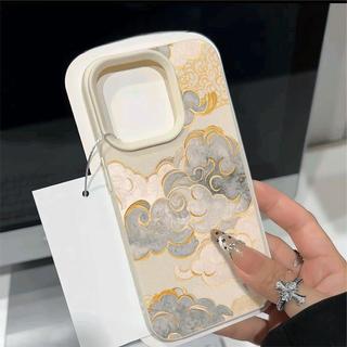 Vỏ điện thoại 16 Promax, mẫu mới Vân mây Kim Bôi, họa tiết Lựu, 15 Pro giả da, 14 bộ