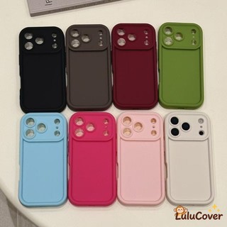 Vỏ Màu Đỏ Năm Mới Cho OPPO Realme V60 V60s V50 V50s V30 V23 V23i V20 V13 Q5 P2 P1 Pro C12 C11 2021 2020 C3 C2 C61 Matte Màu Trơn Dễ Thương Đơn Giản Vỏ Mềm Bảo Vệ Ống Kính