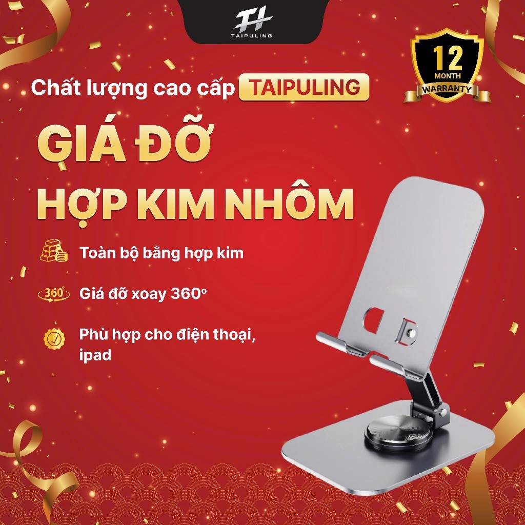 Giá dö diªn thoai, iPad, iPhone, máy tinhXu Hudngbang tablet hop kim nhóm chan xoay 360 gapgon
