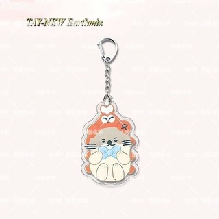Thailand GMMTV CP Acrylic Comic Keychain Double Sides Printing Pendant Bag Accessories Key Ring Friend Gift