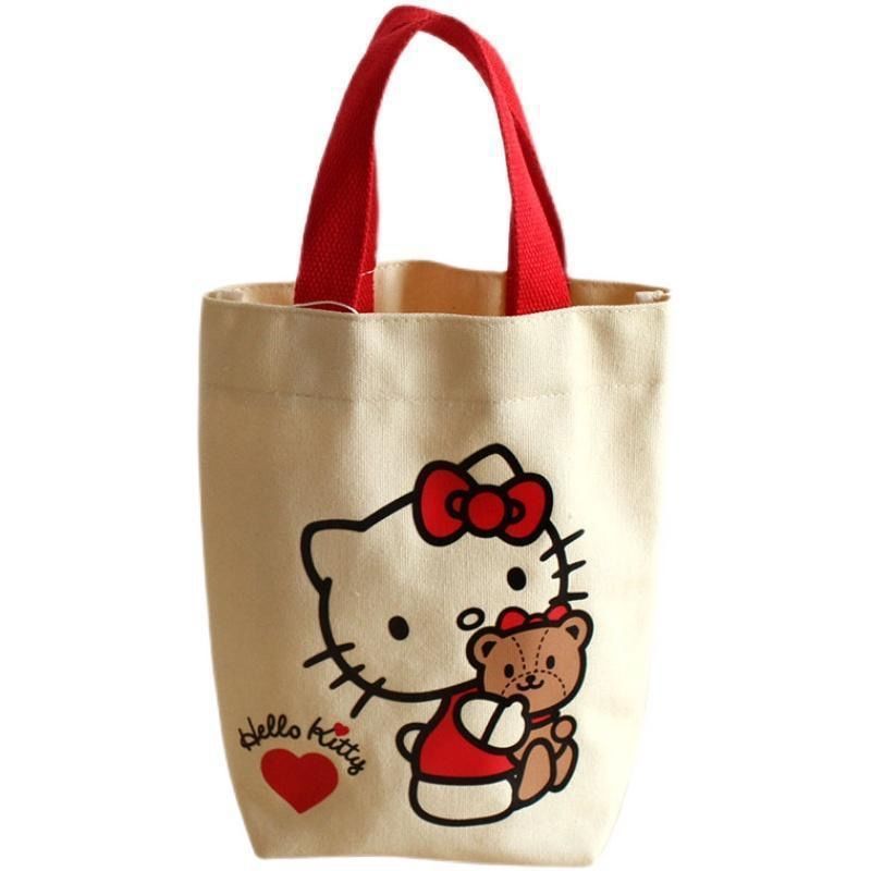 Cầm Tay Mẹ Vải Xô Túi Đựng Đồ Ăn Trưa Hình Xô Túi Xách Di Động Dễ Thương Cho Đi Chơi
