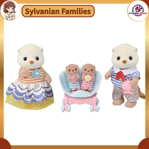 Sylvanian Families Dolls 【 Raccoon Family 】 FS-54 ST Mark Certified For Ages 3 and Up Toy Dollhouse Sylvanian Families EPOCH
