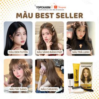 [TIẾT KIỆM 200K] Thuốc Nhuộm Tóc + Mặt Nạ Tóc Phục Hồi Professional Salon, Nhuộm thời trang, Phủ bạc, tặng dụng cụ