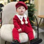 Set đồ noel cho bé trai bé gái Unbee chất nỉ modal lông mềm mịn - Quần áo giáng sinh cho bé