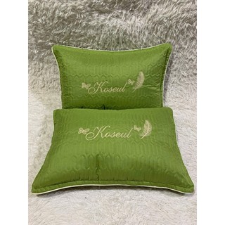 (NHIỀU MÀU) Vỏ gối áo gối satin poly màu thêu