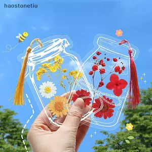 NS 20 Miếng Đánh Dấu Trang Trẻ Em Sáng Tạo DIY Trong Suốt Dấu Trang Cho s Vật Mẫu Dấu Trang Cá Tính Thủy Tinh Drie NS