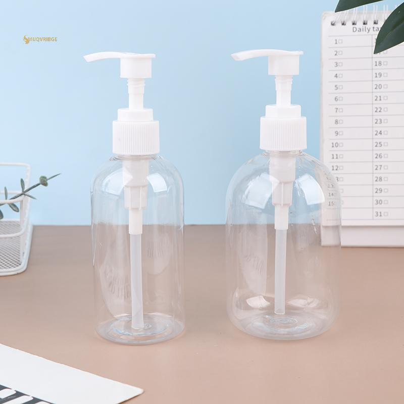 MUQV 200-500ml Di Động Máy Bơm Rỗng Chai Xi Lanh Dầu Gội Lotion Bền Có Thể Đổ Lại Hộp Đựng Cho Xà Phòng Lỏng n