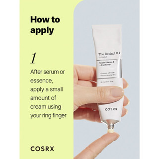 Retinol 0.1 Cream 20ml - Kem dưỡng ẩm chống lão hóa để chăm sóc da