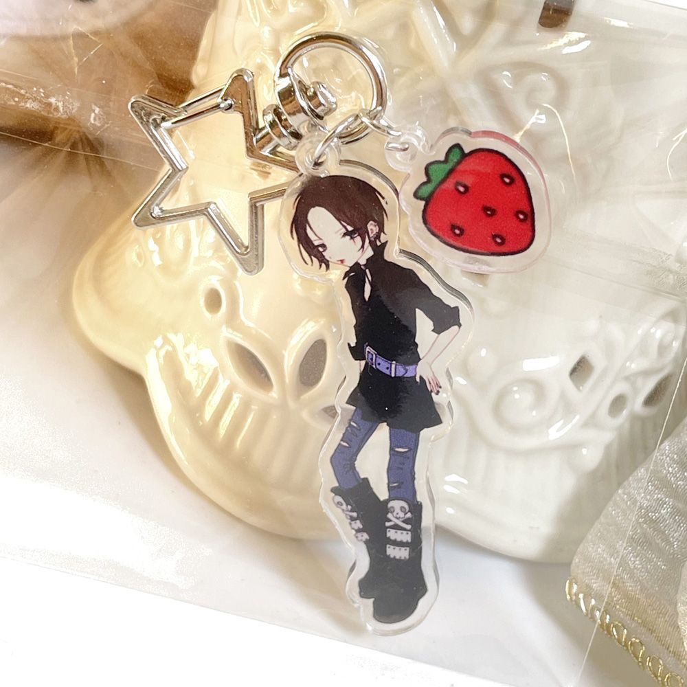 ‌Nana‌ Anime Keychain Women Oosaki Nana Acrylic Key Chain Man Koumatsu Nana Key Ring Pendant Ornament Accessories