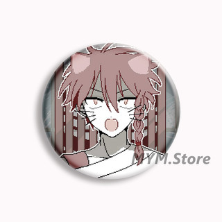 Zeno Remake Anime Soft Button Pin Maeno Aki and Tsugino Haru Fan Art Brooch Badge Bag Decor Accessories Fans Gamer C