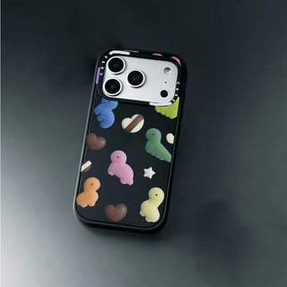 CASECASE X Petty Dust Case White Camera Ring Edition Matte Đen Cứng Hút Từ Tính Tác Động Dành Cho Apple IPhone 13 14 15 16 17 Pro Max Air Plus Có Hộp
