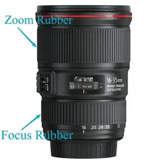 Mới dành cho Canon EF 16-35mm f / 4L IS USM 16-35 mm 1: 4 L Lấy nét ống kính + Vòng Zoom Da cao su Sửa chữa máy ảnh một phần