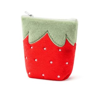 Bút chì HIGHVIEWLS, Túi đựng bút dung tích lớn đứng, INS Strawberry Shape Plus Văn phòng phẩm Tổ chức Học sinh