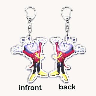 Cute Game Deltarune Spamton Tenna Baby Meme Keychains for Accessories Bag Key Chain Ring Gifts Gamer Friends Gaming