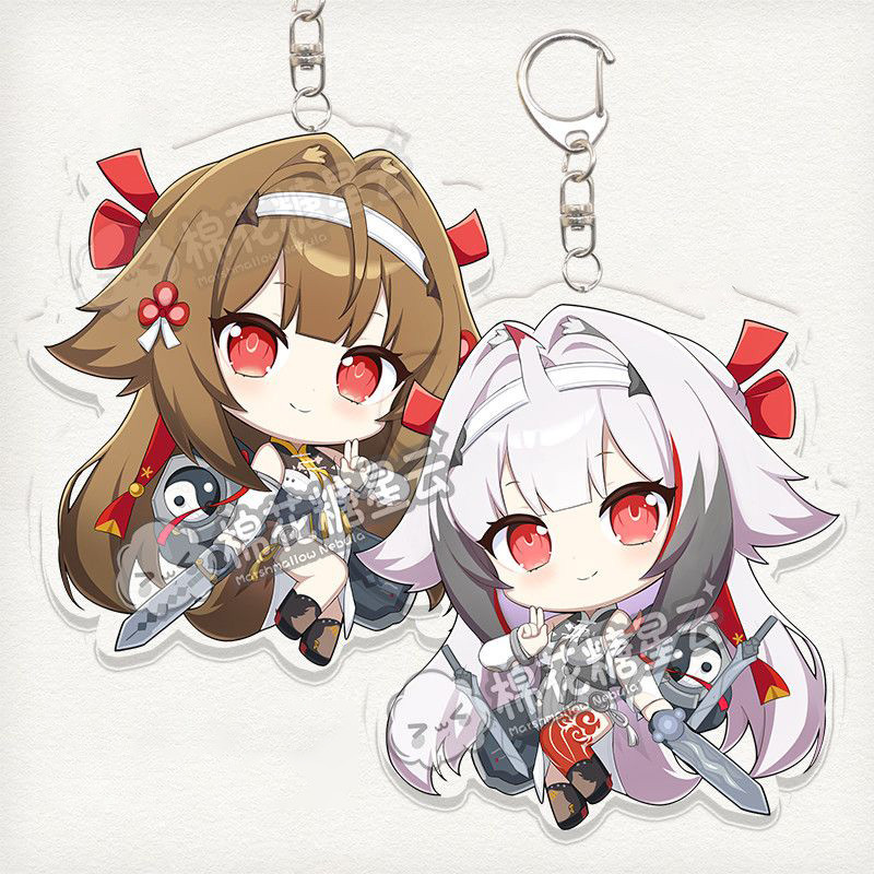 Zenless Zone Zero Figure Acrylic Keychain Ellen Joe Ye Shunguang  Ukinami Yuzuha Alice Thymefield Stand Spook Shack A