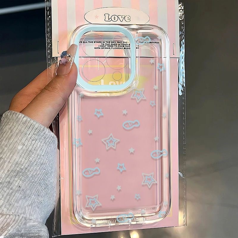 Đồ bảo vệ iPhone 17/5/14, vỏ 15 Promax, toàn bộ bao gồm, 16 màu trong suốt, mẫu mới 12, 11