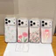 Vỏ hoa đầy màu sắc hoa Tulip màu hồng toàn màn hình cho OPPO A38 A18 A57 A77S A79 A98 A78 A60 Reno 8 10 Pro Plus Vỏ điện thoại TPU mềm trong suốt Họa tiết dễ thương Silicon trong suốt INS