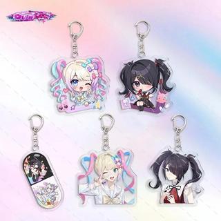 KAngel Amechan Anime Keychain Women Needy Girl Overdose Acrylic Key Chain Man Key Ring Bag Pen