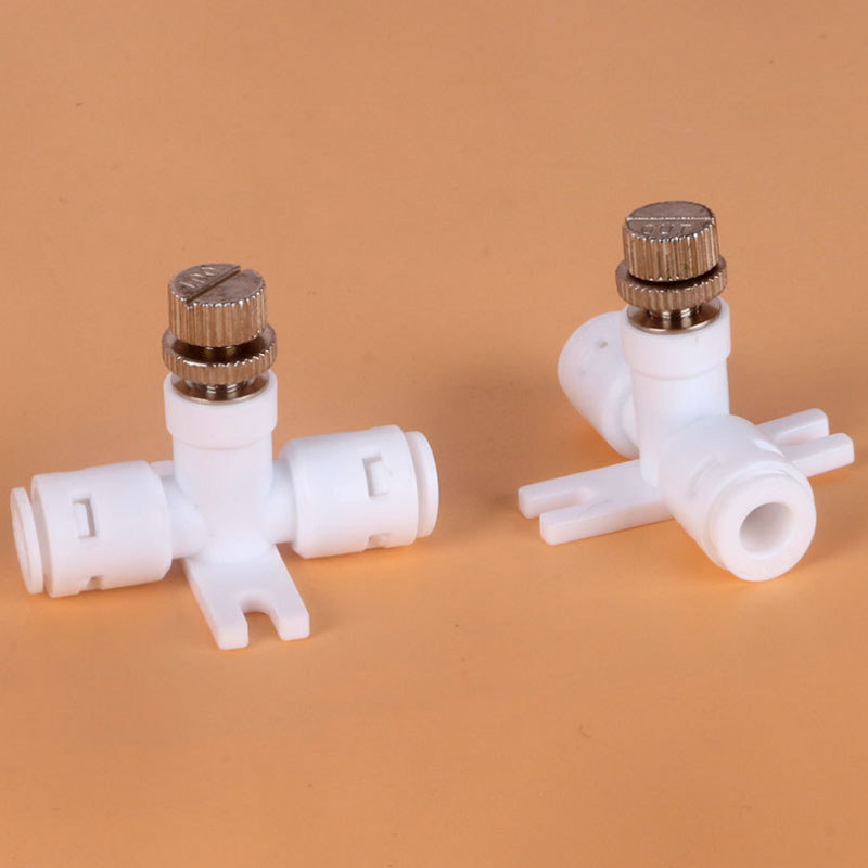 1 / 4 "Ống Thẩm thấu ngược RO Lưu lượng nước Điều chỉnh Van Điều chỉnh Lưu lượng nước Van Kết nối Lắp Bộ điều khiển tốc độ nước