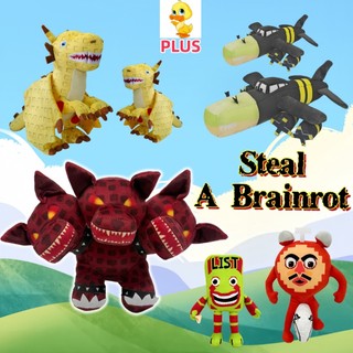 PLUS✨Hàng✨Roblox Trộm Một Brainrot Gấu Bông Búp Bê Mới Trộm Một Brainrot Bombardier Crocodilo Plushie Đồ Chơi Ngộ nghĩnh Brainrot 67 77 NO.9 Nhà Đồ Chơi Nhồi Bông Cho Trẻ Em