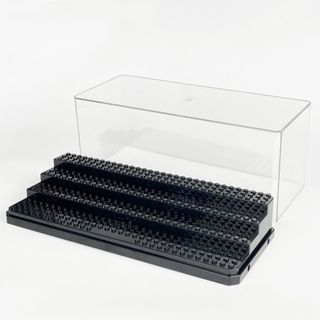 Màn hình mô hình nhỏ WOAY, Hộp trưng bày chống bụi dung tích lớn bằng Acrylic, Các bước di chuyển Thiết kế có thể xếp chồng lên nhau trong suốt Trưng bày khối xây dựng Màn hình hiển thị Đồ chơi lưu trữ