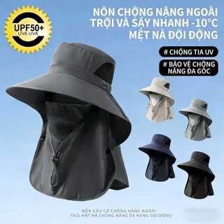 “Mũ Chống Nắng Ngoài Trời | Mái Dài, Thoáng Khí, Dễ Tháo Rời, Thoải Mái Cho Các Hoạt Động Dã Ngoại Và Câu Cá!”