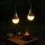 Đèn LED cắm trại, để cắm trại câu cá BBQ USB có thể sạc lại Bóng đèn khẩn cấp có thể điều chỉnh độ sáng, Đèn lều treo di động 3 màu ngoài trời