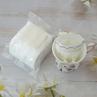 Phin giấy cà phê dùng một lần, sạch sẽ không cần rửa, Phin giấy pha cà phê, Set 50c, túi lọc cà phê, tiện dụng