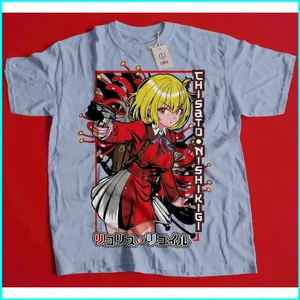 Áo thun GN Lycoris Recoil và Nishikigi Chisato, chất liệu mềm mại, phù hợp mùa hè