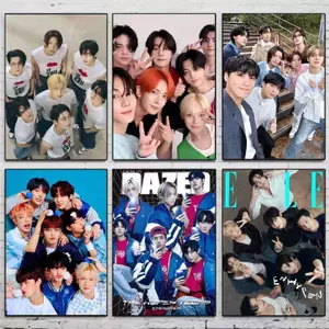 ENHYPEN Kpop Canvas Poster Không Khung Nghệ Thuật Trang Trí Tường Cho Trang Trí Phòng Gia Đình