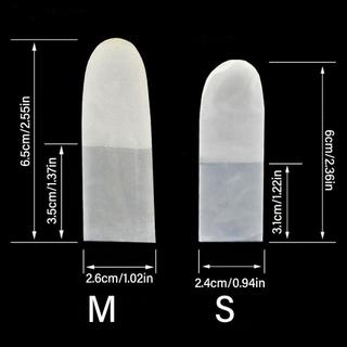 PURECOTTON0 100 CÁI Vỏ ngón tay dùng một lần, Dụng cụ nghệ thuật làm móng tay mờ trong suốt Chống tĩnh điện Ngón tay, Bảo vệ thoải mái Găng tay bảo vệ đầu ngón tay chống trượt Găng tay bảo vệ nơi làm việc