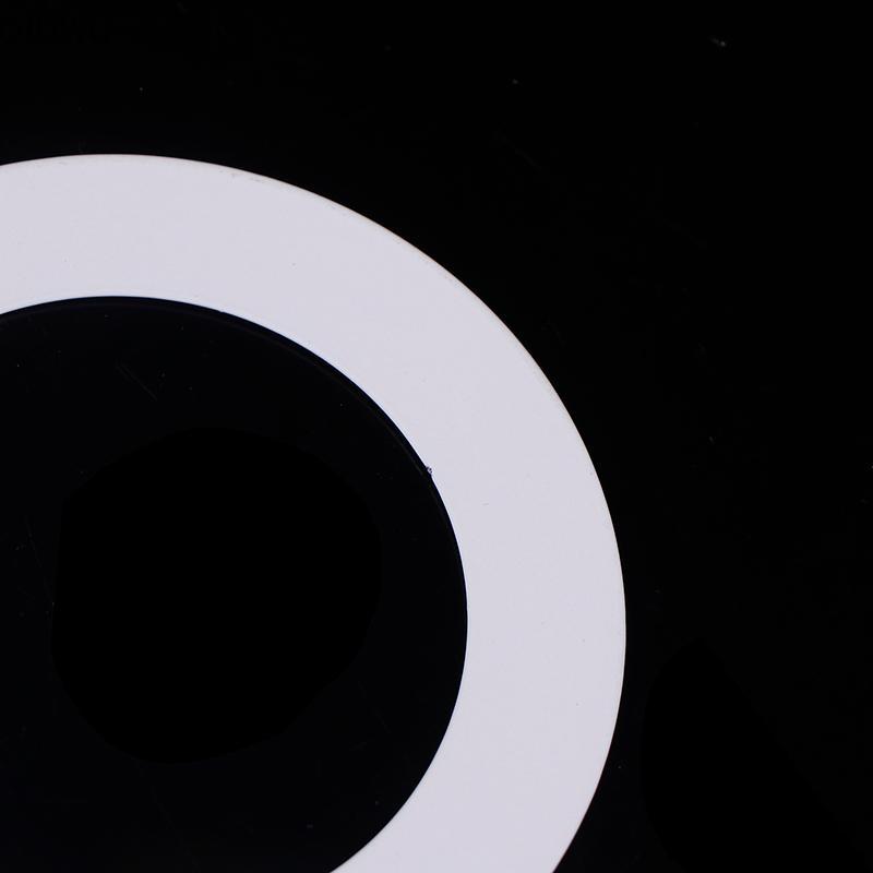 QIUWU LED Spotlight Downlight O Ring Bộ chuyển đổi vòng chụp đèn trắng Miếng đệm giấu miếng đệm Shims Vòng đệm mở rộng Đế đèn.