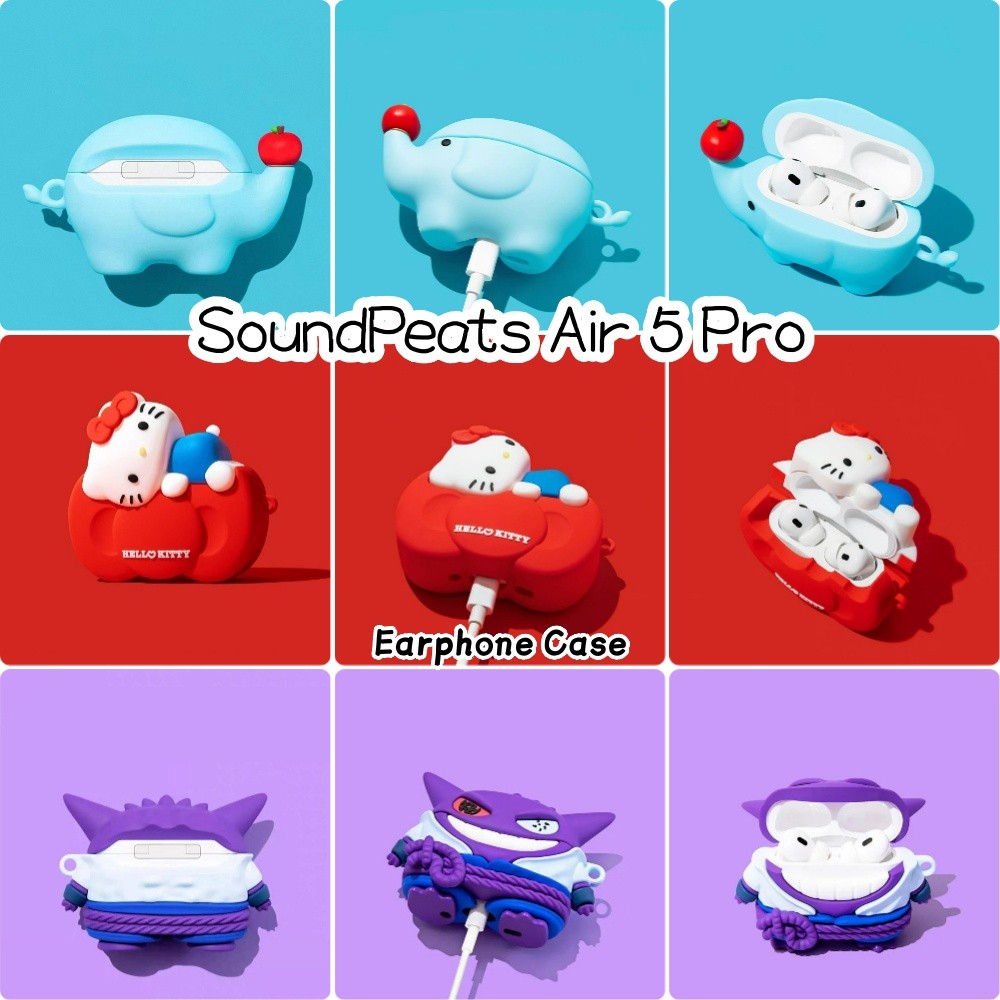 [Ngôi sao tương lai] Dành cho vỏ tai nghe SoundPeats Air 5 Pro Vỏ silicon mềm dòng phim hoạt hình dễ thương hợp thời trang