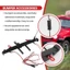 Ốp Lưng Sau Kim Loại Có Đèn LED Ăng Ten Đuôi Móc Cho Xe Bánh Xích RC 1: 10 TRX4 SCX10 90046